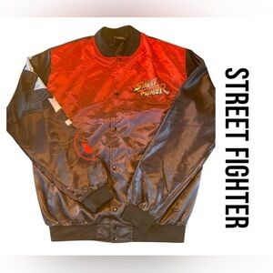 Men’s 4XL Street Fighter Nerds Satin Collector’s Jacket – Like new condition!